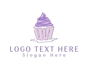 Second Hand - Sweet Cupcake Pastry logo design