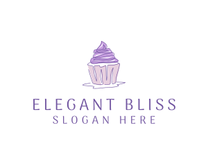 Sweet Cupcake Pastry Logo