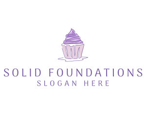 Sweet Cupcake Pastry Logo