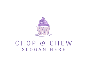 Sweet Cupcake Pastry Logo
