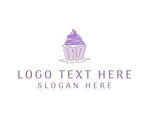 Sweet Cupcake Pastry Logo