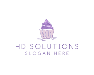 Sweet Cupcake Pastry logo design