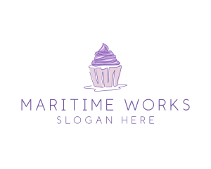 Sweet Cupcake Pastry logo design