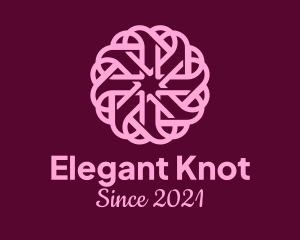 Heart Flower Knot logo design