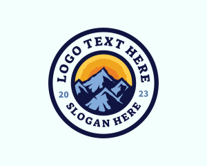 Tourism - Mountain Peak Outdoor logo design