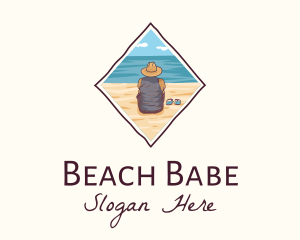 Summer Beach Islander logo design