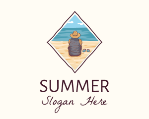 Summer Beach Islander logo design