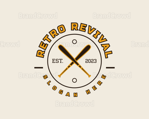 Baseball Varsity Badge Logo