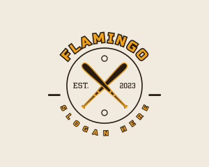 Play - Baseball Varsity Badge logo design