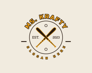 Base - Baseball Varsity Badge logo design