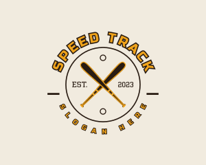 Player - Baseball Varsity Badge logo design