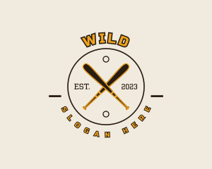 Trainer - Baseball Varsity Badge logo design