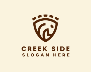 Wild Horse Crest logo design