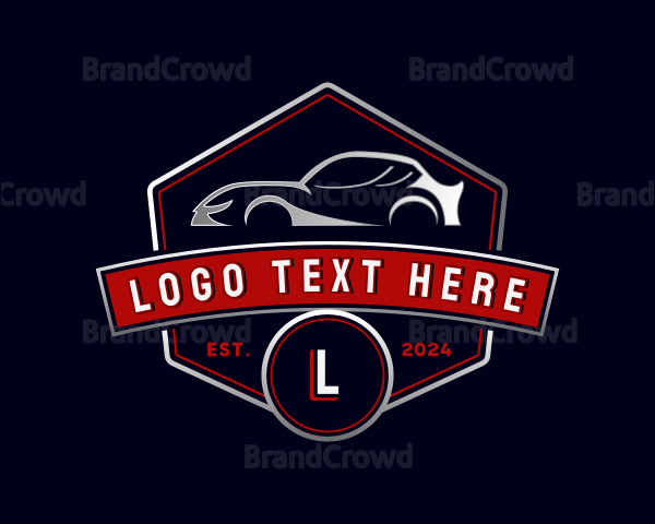 Automotive Race Car Logo