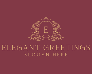 Luxury Wedding Event logo design