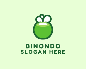 Green Coconut Milk Logo