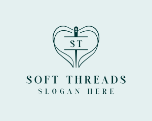 Thread Needle Sewing logo design