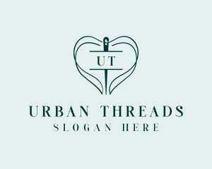 Thread Needle Sewing logo design