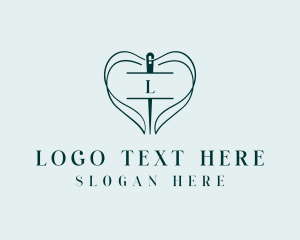Alterations - Thread Needle Sewing logo design