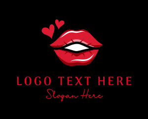 Adult - Glossy Lips Cosmetics logo design