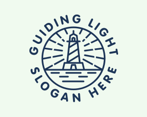 Lighthouse Light Tower logo design