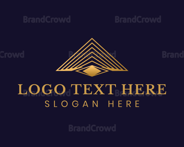 Luxe Pyramid Triangle Logo