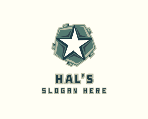 Automobile - Star Military Shield logo design