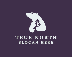 Canada - Polar Bear Tree logo design