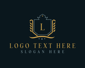 Jeweller - Luxury Monarch Shield logo design