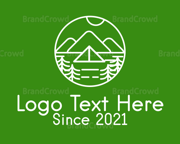 Outdoor Mountain Camp Logo