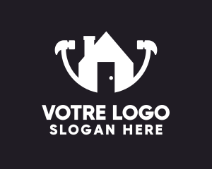 House Contractor Repair  Logo