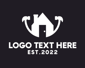 Repair - House Contractor Repair logo design