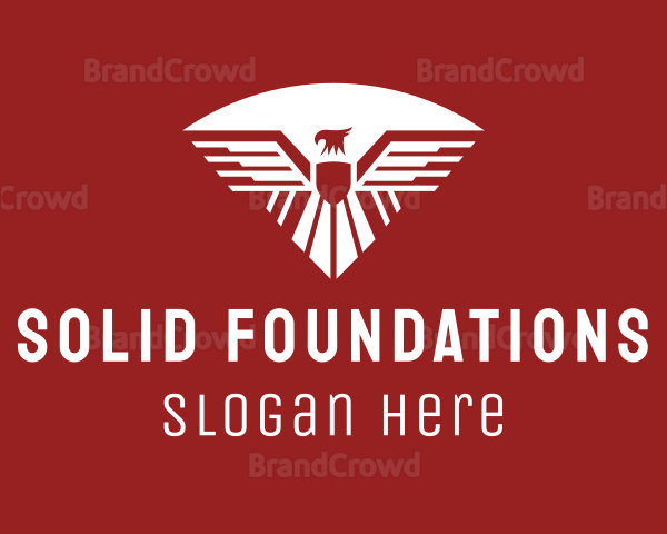 Modern Bird Shield Logo