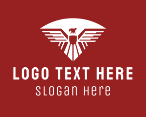 Soldier - Modern Bird Shield logo design
