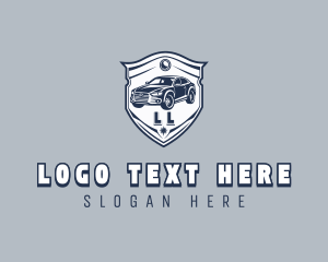 Transport - Automotive Car Shield logo design