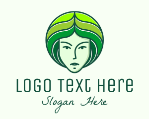 Conservation - Beautiful Nature Woman logo design