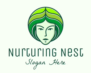 Beautiful Nature Woman  logo design