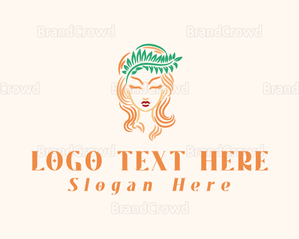 Beautiful Nature Woman Logo