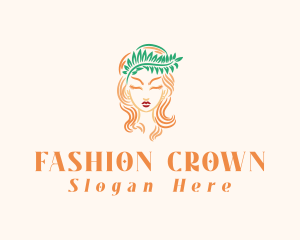 Beautiful Nature Woman logo design