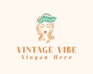 Beautiful Nature Woman logo design