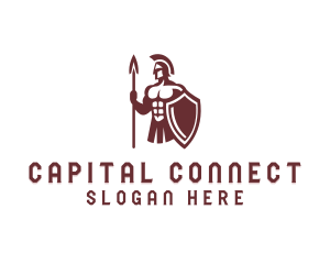 Spartan Financing Knight logo design