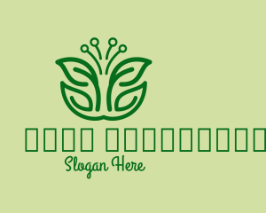 Garden Seedling Leaves  Logo