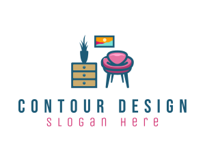 Interior Designer Furnishing logo design