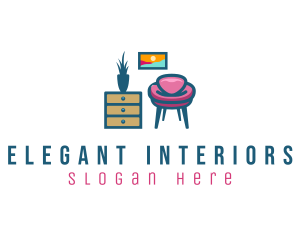 Interior Designer Furnishing logo design