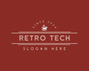 Retro Minimalist Coffee  logo design