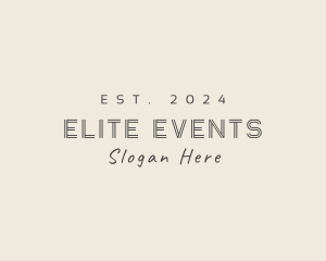 Event - Generic Event Agency logo design