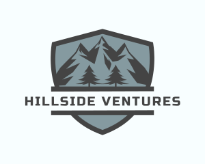 Hillside - Outdoor Mountain Adventure logo design