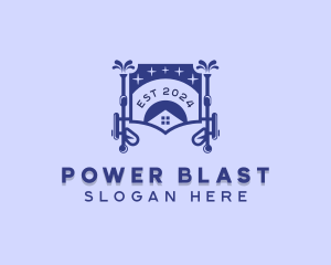 Clean Pressure Washer logo design