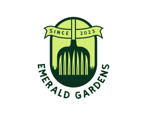 Rake Grass Backyard logo design