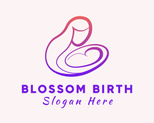 Obstetrician - Baby Breast Feeding Clinic logo design